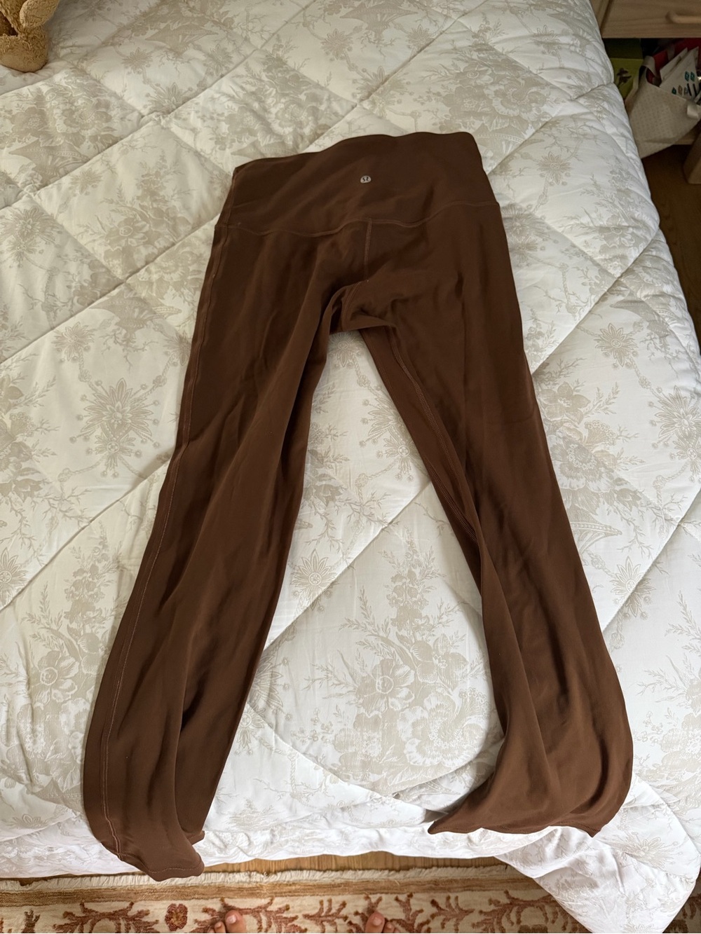 Brown mini flare Lulu leggings